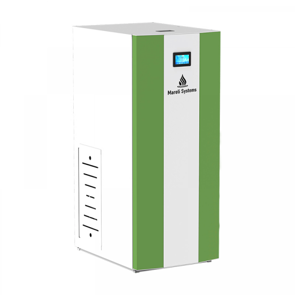 Centrala pe peleti Mareli SBN35 AUTO 20-35kW- curatare automata schimbator si camera de ardere